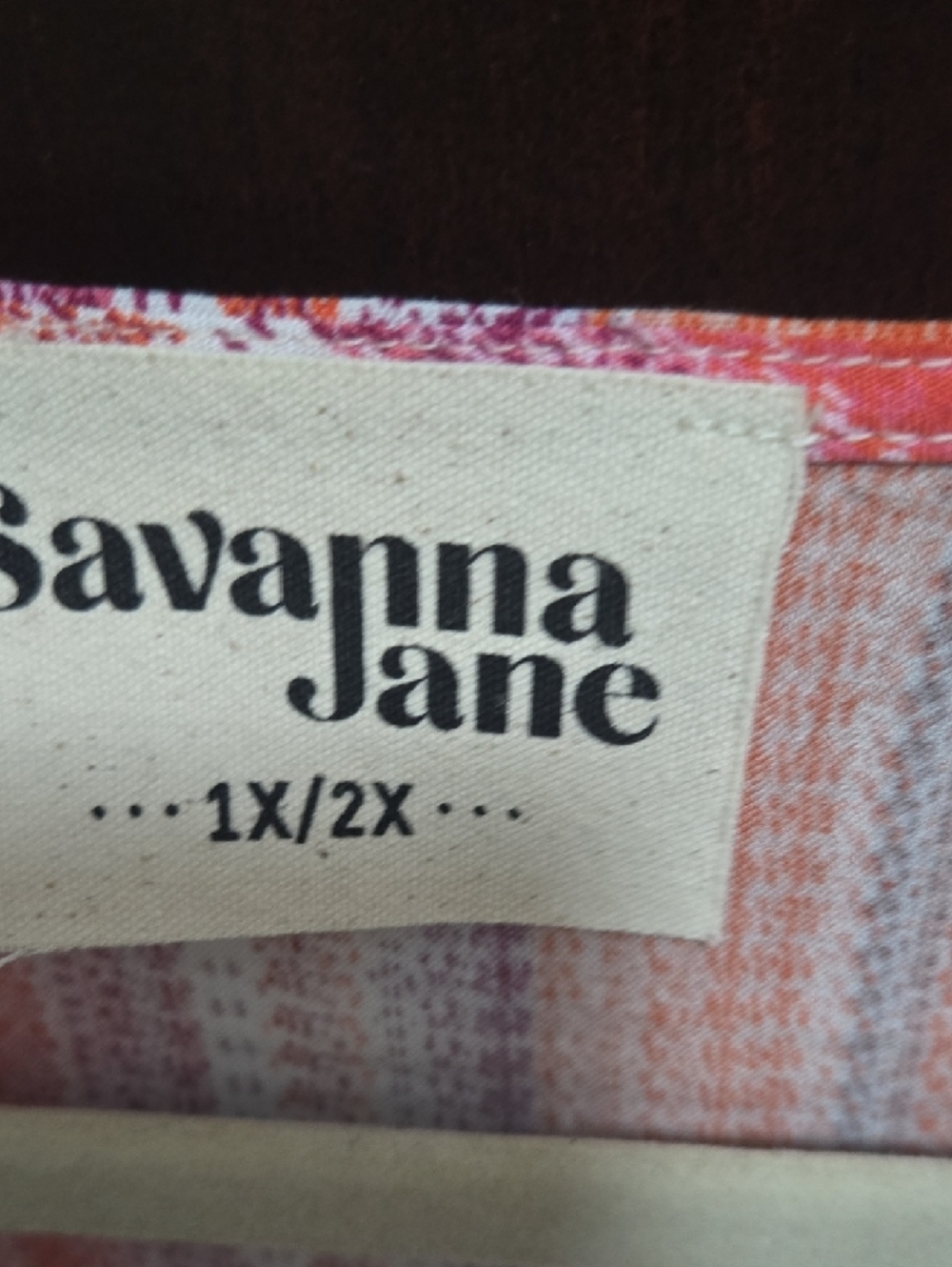 Savanna Jane Multicolor Embroidered V-Neck Striped Tunic - Picture 2 of 5